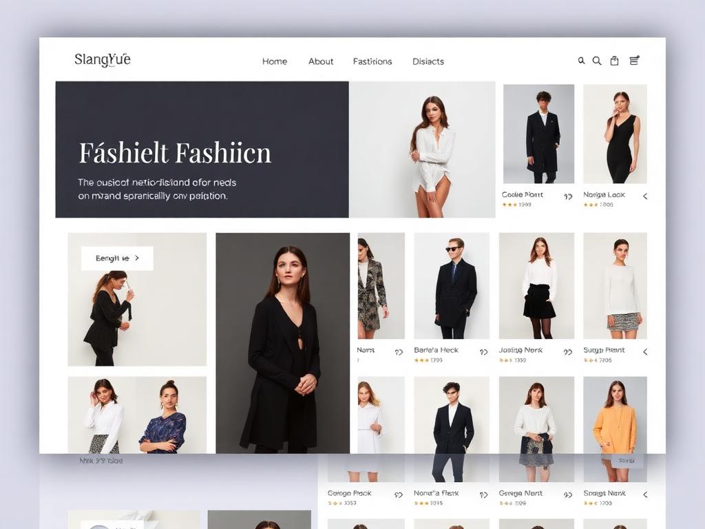 Maison Noir website example