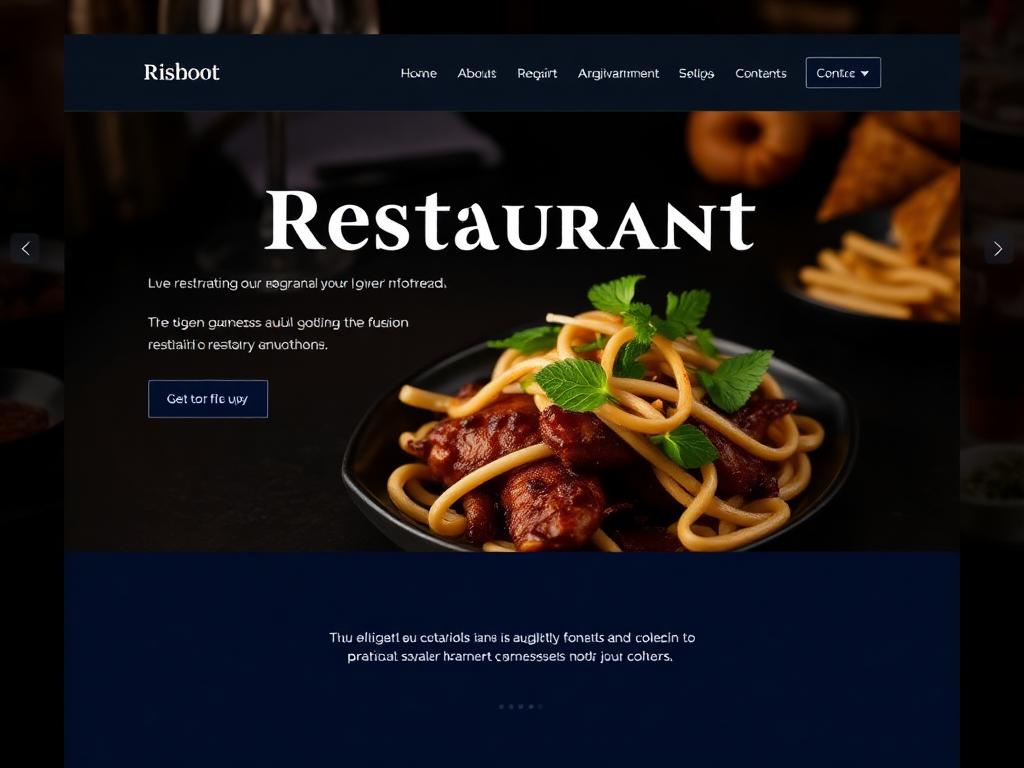 Ember & Oak website example